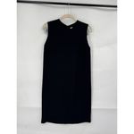 Vince ‎ Sleeveless Crepe Shift Mini Dress Women 2 Black Workwear Silk Lined Photo 1