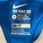 Nike Dri-Fit Blue Racerback Tank Top | Athletic Workout Training Shirt Size L Photo 2