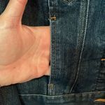 Michael Michael Kors Dark Wash Denim Jean Jacket Blue Photo 5