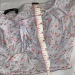 SheIn  Pink Puff Sleeve Ruched Crop Blouse Photo 2