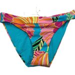 Trina Turk Poppy Banded Hipster Bikini Bottom Floral Blue Colorful 12 Photo 0