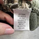 Croft & Barrow  PXL Petite XL Cardigan Sweater Zip Up Embroidered Holiday Snowmen Photo 6