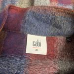 CAbi  #3555 collage plaid pearl jacket 3555 shacket sz M Photo 8