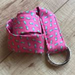 J.Crew 100% Silk Pink Flip Flop Tie Belt Preppy Resortwear Vacation Whimsical Photo 0