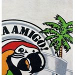 Cancun Vintage Canvas Print Tote Bag Parrot Palm Trees Inside Pocket 100% Cotton Photo 11