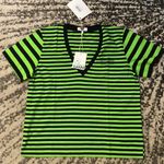 Ganni  Striped Cotton-jersey T-shirt size L Photo 1
