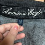 American Eagle Black Denim Jacket Photo 8