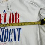 Simply Southern Simply‎ Southern "Taylor for President" white sweatshirt Size Medium-Large new Photo 3