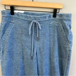 Level 99 Gabrielle Pull On Jogger Pants Chambray Ray of Light Blue NWT Medium Photo 3