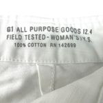 G1 Goods | Size 0 XS | White Chopped Cargo Pocket Frayed Hem G1 Photo 2