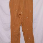Molly green orange high waisted pull on floral print gauze skinny leg pants Photo 5