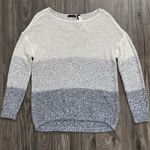 RDI  Open Knit Long Sleeve Sweater Blue White Size XL NWT Boho Lagenlook Photo 0