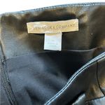 New York And Company  black faux leather midi skirt size 14 Photo 3
