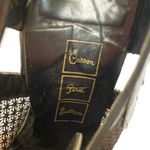 1940s Matrix x Carson Pirie Scott & Co Black Mesh Leather Heeled Oxford Loafers Size 6.5 Photo 4