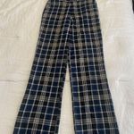 Brandy Melville john galt blue plaid valentina pants Photo 2