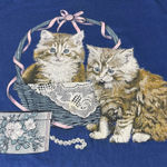 Vintage Cat Kitten Graphic Tee 90s Cat Lovers T Photo 0