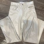 Abercrombie & Fitch The 90s Straight Ultra High Rise Leather Pants Photo 1