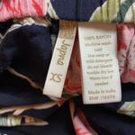 Urban Outfitters NAVY FLORAL HIGH LOW MAXI WRAP SKIRT Photo 1