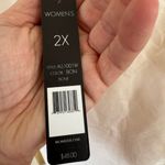 Nic+Zoe NWT  scoop neck tank in bone (ivory white) size 2x Photo 3