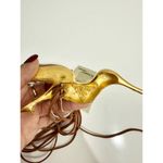 Christopher Ross Gold Bird Buckle with Suede Thin Waist Belt Womens One size Brown Photo 4