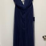 Lulus Navy Blue Backless Maxi Dress Photo 0