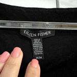 Eileen Fisher  viscose top size M black crew neck Photo 2