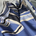 ZARA New Striped Blue Romper Jumpsuit Tie Belt Womens Large Sexy Fun Date Night Photo 12