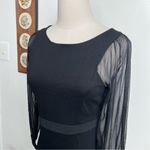 Alberta Ferretti Designer Black Bodycon Pencil Cocktail Holiday Party Dress Photo 4