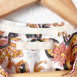 Lola Australia Boho Floral Printed Mini Dress in Multicolor Tan Size M Photo 1