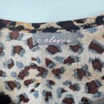 C. OLIVER Women S ANIMAL SILVER BEADED EMBELLISHED COLD SHOULDER CUT OUT TOP Y2K Black Photo 5