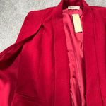 NEW red cape blazer size Medium Photo 2