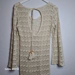 Laguna Blu Cream Long Sleeve Knit Dress Size L Photo 5