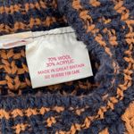 Vintage Gina Fiori By Debbie Barnett Womens Wool Blend Sweater Black & Rust Medi Size M Photo 3