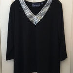 Susan Graver FINAL MARKDOWN Ladies’ Decorative  Top (L) Photo 0