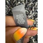 Aerie  Knit Oversized Sweater Gray Cross Lace Up Neckline Size Small Cotton Blend Photo 5