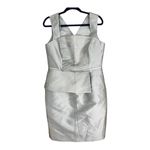 NWT Gabriela Sanchez dress/jacket silver Mother of the Bride wedding British 12 Photo 10