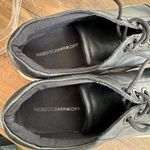 Rebecca Minkoff Black Leather Lace Up Low Top Versatile Sneakers Women's 10 Photo 5