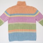 IZOD Pastel Rainbow Turtleneck Sweater Photo 1