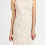 Edge Theia Colorful Tweed Frayed Sheath Dress Photo 2