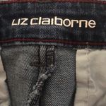 Liz Claiborne  Bermuda Classic 2 Pocket Mid Rise Denim Blue Jean Shorts Womens 8 Photo 5