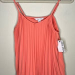 Nine West  Feminine Flowing‎ Lightweight Chiffon Pleated Tank Top Photo 0