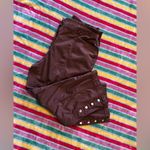 JM Collection  Capri Crop Casual Pants Full Elastic Waist Size 8 Brown Check Photo 3