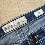 BKE  denim Sabrina Dark Blue Jean Shorts Photo 4