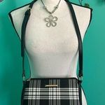 Black & white striped shoulder bag Photo 0