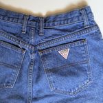 Guess VTG 90s Jeans Shorts Womens 29 Blue USA Denim High Rise Button Fly Mom Photo 4
