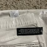 Denim & Co Easy Stretch Denim Crop Wide Leg Jeans Fray Hem A393117 Warm White 14 Photo 4