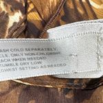 Chico's Animal Print Sheer Ruched Brown Tan Scarf Photo 6