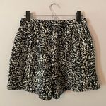 Pistola NWT Black White Marbled Terrycloth Sweat Shorts Women's size Small Photo 5