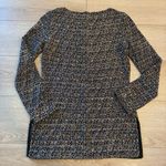 St. John  Women’s Metallic Tweed Long Sleeve Wool Blend Sweater Top Size P/XS Photo 4