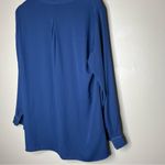 White House | Black Market Blue Blouse Size 8 Photo 3